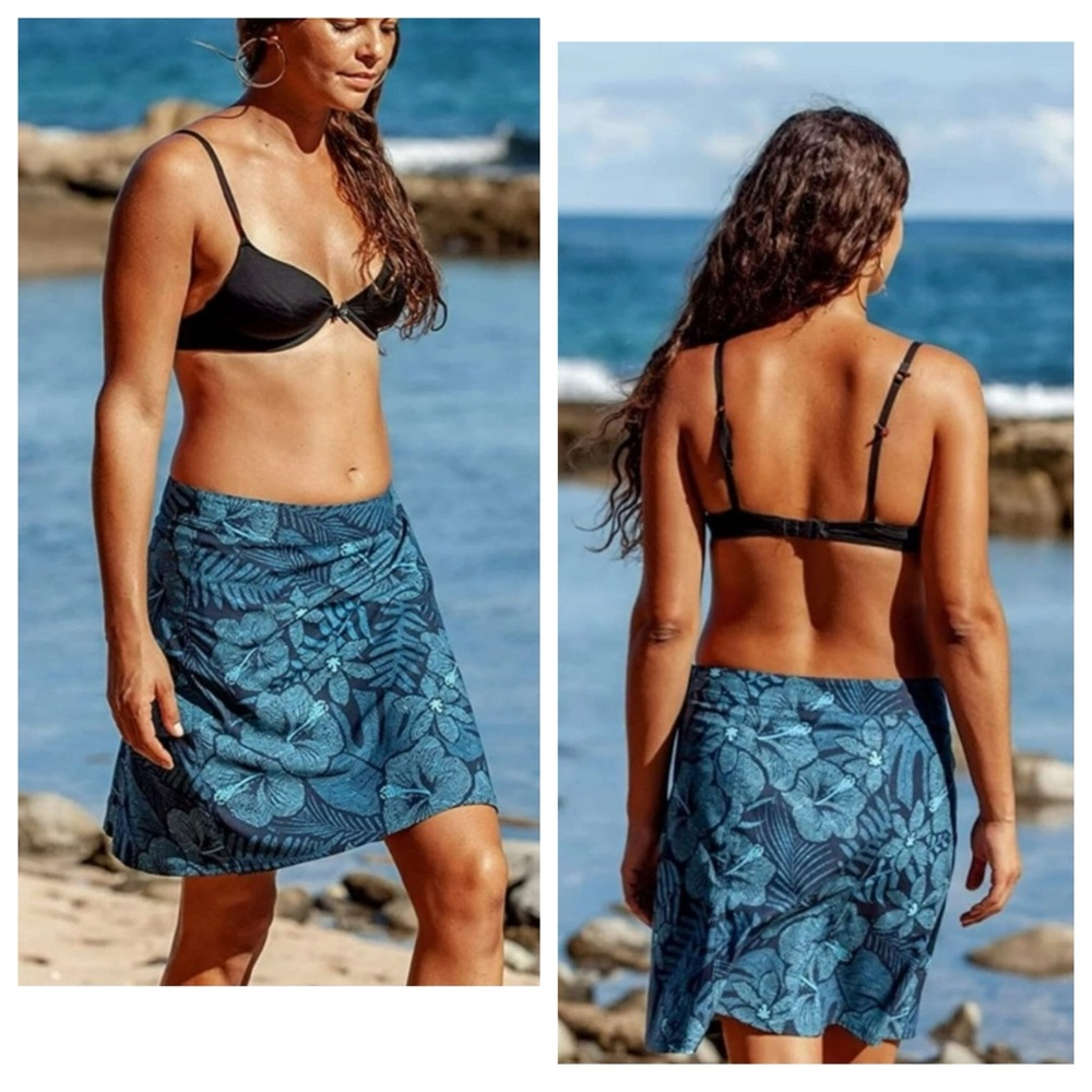 NWT RipSkirt Hawaii Length 2 Maui Moonlight Wrap Skirt Medium NEW.     14